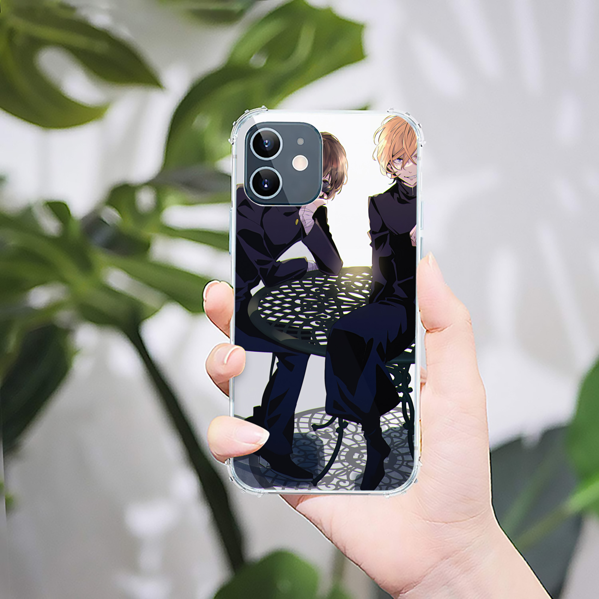 （画像用） 文豪ストレイドッグス Bungo Stray Dogs 【iPhone 12シリーズ対応】透明スマホケース（クリアソフトケース）